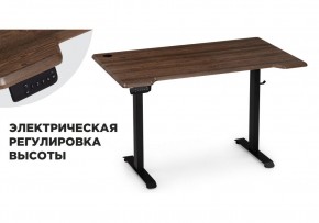 Компьютерный стол Маркос с механизмом подъема 120х75х75 черный / кантри орех в Екатеринбурге - ok-mebel.com | фото 1