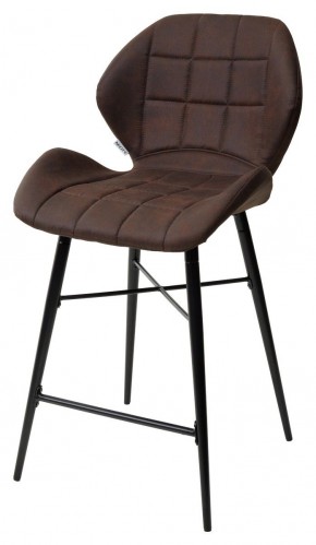 Полубарный стул MARCEL COWBOY-#800 темно-коричневый (H=65cm), ткань микрофибра М-City в Екатеринбурге - ok-mebel.com | фото