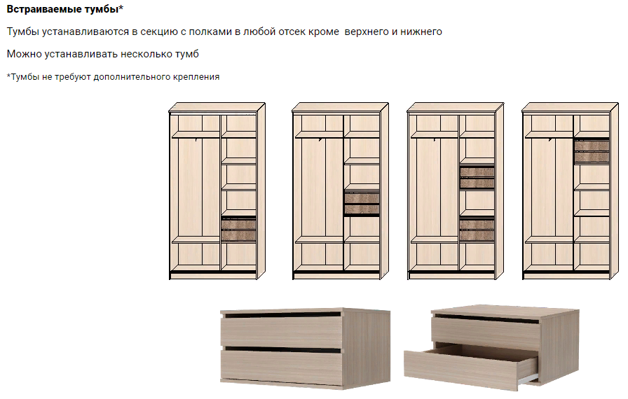 Шкаф с полками рисунок