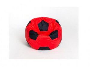 Кресло-мешок Мяч малый красно-черное в Екатеринбурге - ok-mebel.com | фото 1