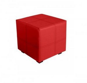 Пуф детский квадратный Марио Красный в Екатеринбурге - ok-mebel.com | фото 1