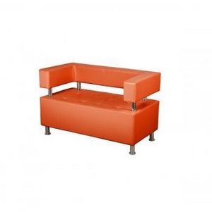 Диван 2х местный Рейли Оранжевый в Екатеринбурге - ok-mebel.com | фото