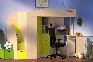 Кровать-чердак Юниор 4 в Екатеринбурге - ok-mebel.com | фото 2