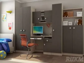 Стенка детская Юниор в Екатеринбурге - ok-mebel.com | фото 2