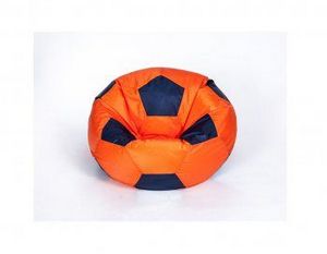Кресло-мешок Мяч малый оранжево-черное в Екатеринбурге - ok-mebel.com | фото 1