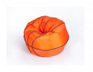 Кресло-мешок Баскетбольный мяч малый оранжево-черное в Екатеринбурге - ok-mebel.com | фото 3