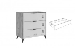 АДАМ Спальный гарнитур (модульный) графит в Екатеринбурге - ok-mebel.com | фото 16