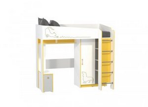 Кровать 11.20 Альфа со столом 12.41 в Екатеринбурге - ok-mebel.com | фото 5