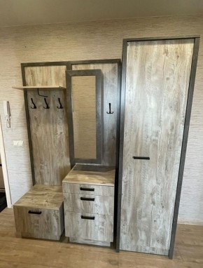 АМЕЛИ Прихожая (Дуб Юкон/Бетон темный) в Екатеринбурге - ok-mebel.com | фото 2