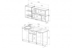 АНТИКА Кухонный гарнитур Стандарт (1600 мм) в Екатеринбурге - ok-mebel.com | фото 2