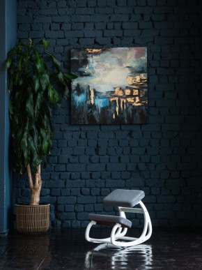 Балансирующий коленный стул Конёк Горбунёк (Белый) в Екатеринбурге - ok-mebel.com | фото 4