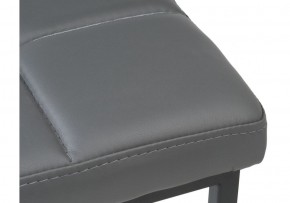 Банкетка Дион кожзам темно-серый / черный матовый в Екатеринбурге - ok-mebel.com | фото 7