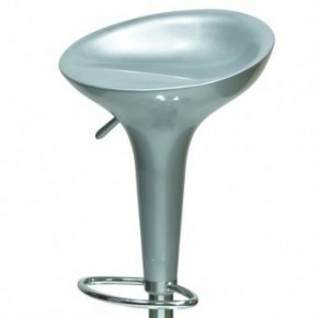 Барный стул Barneo N-100 Bomba серебряный глянец в Екатеринбурге - ok-mebel.com | фото 3