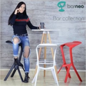 Барный стул Barneo N-227 Miura белый в Екатеринбурге - ok-mebel.com | фото 2