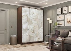 Шкаф-купе Бассо 7-600 Розы в Екатеринбурге - ok-mebel.com | фото 1