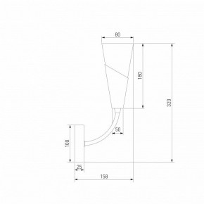 Бра Eurosvet Rhyton 60167/1 латунь в Екатеринбурге - ok-mebel.com | фото 5