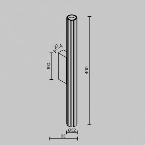 Бра Maytoni Calipso C082WL-12W2.7K-B в Екатеринбурге - ok-mebel.com | фото 4