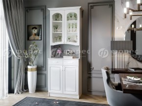 Буфет "Вероника" 2-х створчатый (Белый/Белое дерево) в Екатеринбурге - ok-mebel.com | фото 1