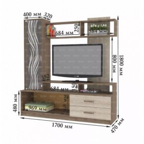 ДАРЬЯ Гостиная (Дуб Вотан/Белый глянец) в Екатеринбурге - ok-mebel.com | фото 8