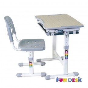 Парта-трансформер + стул PICCOLINO Grey в Екатеринбурге - ok-mebel.com | фото 3