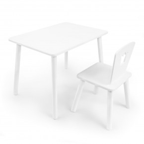 Детский комплект стол и стул «Корона» Rolti Baby (белый/белый, массив березы/мдф) в Екатеринбурге - ok-mebel.com | фото 1