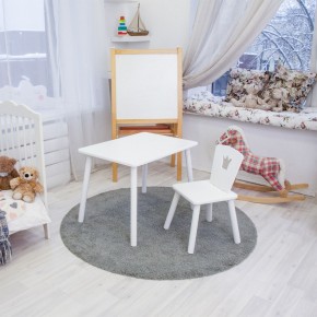 Детский комплект стол и стул «Корона» Rolti Baby (белый/белый, массив березы/мдф) в Екатеринбурге - ok-mebel.com | фото 2