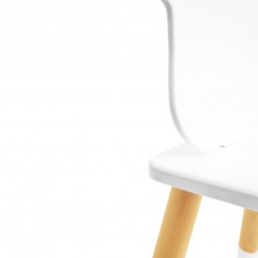 Детский комплект стол и стул «Корона» Rolti Baby (белый/береза, массив березы/мдф) в Екатеринбурге - ok-mebel.com | фото 2
