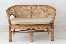 Диван 2-х местный Пеланги 02/15 (Миндаль матовый) в Екатеринбурге - ok-mebel.com | фото 1