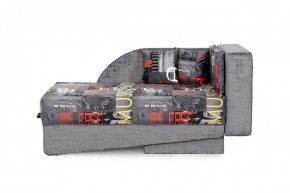 Диван-кровать Джеки-2 Стандарт (вариант 4) Мьюзик графит/Мора серый в Екатеринбурге - ok-mebel.com | фото 6