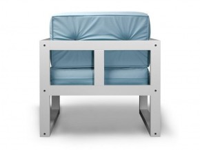 Диван одноместный DEmoku Д-1 (Синий/Белый) в Екатеринбурге - ok-mebel.com | фото 4