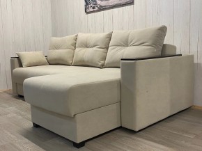 Диван угловой Комфорт-3 (НПБ+МДФ) велюр Luma 01 в Екатеринбурге - ok-mebel.com | фото 2