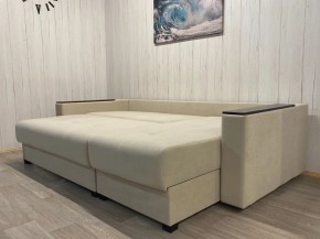 Диван угловой Комфорт-3 (НПБ+МДФ) велюр Luma 01 в Екатеринбурге - ok-mebel.com | фото 5