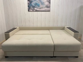 Диван угловой Комфорт-3 (НПБ+МДФ) велюр Luma 01 в Екатеринбурге - ok-mebel.com | фото 6