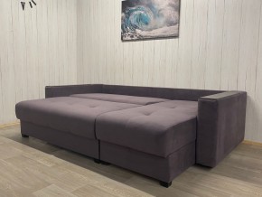 Диван угловой Комфорт-3 (НПБ+МДФ) велюр Monaco 8 в Екатеринбурге - ok-mebel.com | фото 3