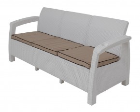 Диван Yalta Premium Sofa 3 Set (Ялта) белый (+подушки под спину) в Екатеринбурге - ok-mebel.com | фото 1