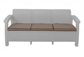 Диван Yalta Premium Sofa 3 Set (Ялта) белый (+подушки под спину) в Екатеринбурге - ok-mebel.com | фото 2