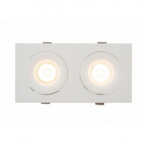 DK2122-WH Встраиваемый светильник, IP 20, 50 Вт, GU10, белый, алюминий в Екатеринбурге - ok-mebel.com | фото