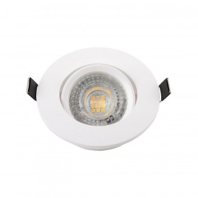 DK3020-WH Встраиваемый светильник, IP 20, 10 Вт, GU5.3, LED, белый, пластик в Екатеринбурге - ok-mebel.com | фото 2