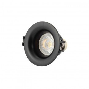 DK3024-BK Встраиваемый светильник, IP 20, 10 Вт, GU5.3, LED, черный, пластик в Екатеринбурге - ok-mebel.com | фото 1