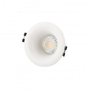 DK3024-WH Встраиваемый светильник, IP 20, 10 Вт, GU5.3, LED, белый, пластик в Екатеринбурге - ok-mebel.com | фото