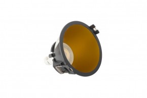 DK3026-BG Встраиваемый светильник, IP 20, 10 Вт, GU5.3, LED, черный/золотой, пластик в Екатеринбурге - ok-mebel.com | фото 5