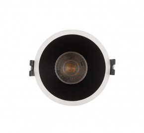 DK3026-WB Встраиваемый светильник, IP 20, 10 Вт, GU5.3, LED, белый/черный, пластик в Екатеринбурге - ok-mebel.com | фото
