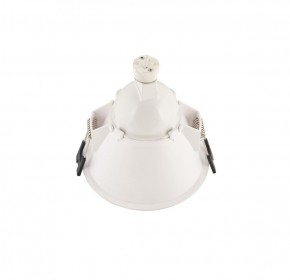 DK3026-WG Встраиваемый светильник, IP 20, 10 Вт, GU5.3, LED, белый/золотой, пластик в Екатеринбурге - ok-mebel.com | фото 3