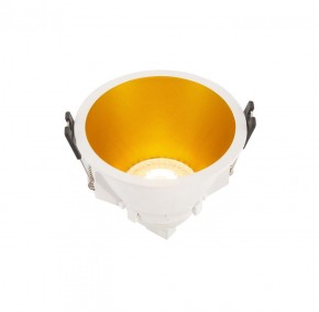 DK3026-WG Встраиваемый светильник, IP 20, 10 Вт, GU5.3, LED, белый/золотой, пластик в Екатеринбурге - ok-mebel.com | фото 4