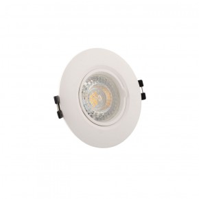 DK3028-WH Встраиваемый светильник, IP 20, 10 Вт, GU5.3, LED, белый, пластик в Екатеринбурге - ok-mebel.com | фото 2