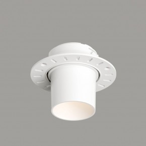 DK3057-WH Встраиваемый светильник под шпатлевку, IP20, до 15 Вт, LED, GU5,3, белый, пластик в Екатеринбурге - ok-mebel.com | фото 1