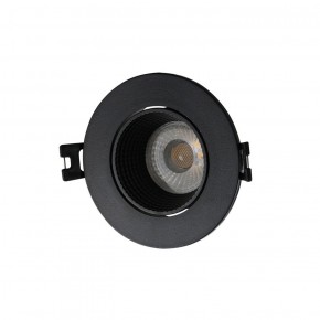 DK3061-BK Встраиваемый светильник, IP 20, 10 Вт, GU5.3, LED, черный/черный, пластик в Екатеринбурге - ok-mebel.com | фото 1