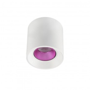 DK3090-WH+PI Светильник накладной IP 20, 10 Вт, GU5.3, LED, белый/розовый, пластик в Екатеринбурге - ok-mebel.com | фото 1