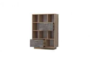 Эго К-1 Комод с 2мя ящ (дуб крафт золотой/камень темный) цоколь в Екатеринбурге - ok-mebel.com | фото 2