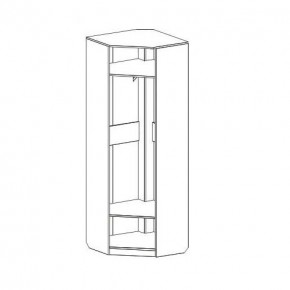 ЭЛАНА Прихожая (модульная) Дуб сонома в Екатеринбурге - ok-mebel.com | фото 5